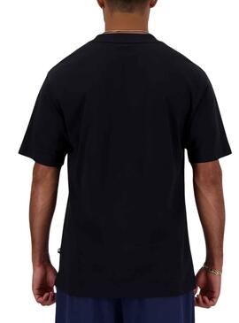 Camisetas New Balance negro hombre.