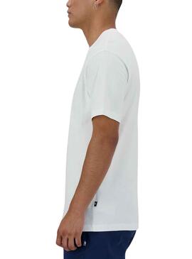 Camisetas New Balance Blancas para Hombre.