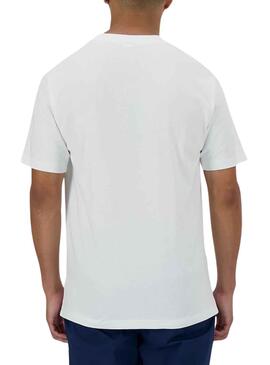 Camisetas New Balance Blancas para Hombre.