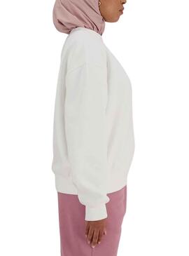 Sudadera New Balance Iconic Blanco para Mujer