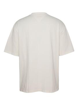 Camiseta  Tommy Jeans Board blanca para hombre  