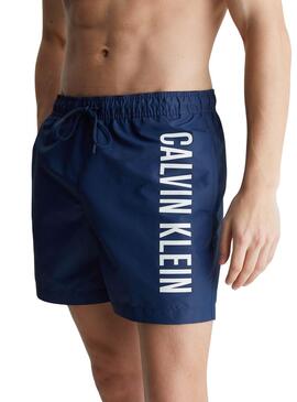 Bañador Calvin Klein Drawstring Marino Para Hombre