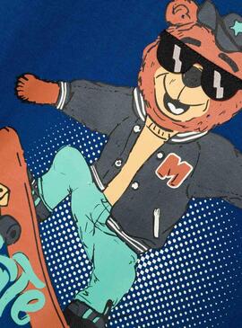 Camiseta Name It Bimmer Azul Para Niño