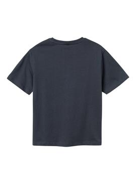 Camiseta Name It Balongo Loose Gris Para Niño