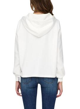 Sudadera Only Trust Sailor Hood Blanco Para Mujer