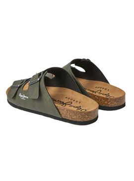Sandalias Pepe Jeans Kansas Verde para Hombre