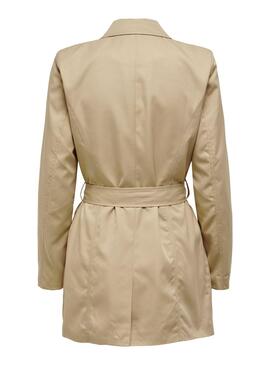 Gabardina Only Valerie Beige para Mujer