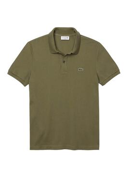 Polo Lacoste Slim Fit Verde Hombre