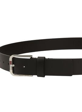 Cinturón Tommy Jeans Austin Negro Para Hombre
