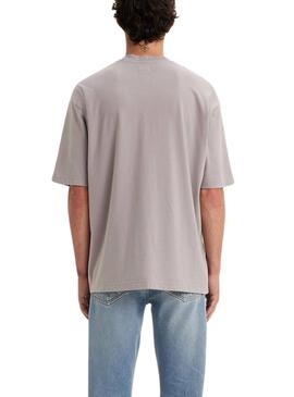 Camiseta Levis Skate Gris para Hombre