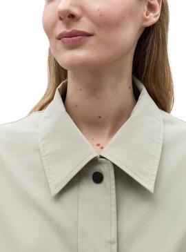 Chaqueta Ecoalf Ida Beige Para Mujer