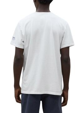 Camiseta Ecoalf Melti Blanco para Hombre