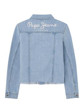 Cazadora Vaquera Pepe Jeans Isa Jacket Azul Niña