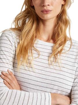 Camiseta Pepe Jeans Jade blanco para mujer 