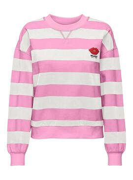Sudadera Only Serena Rosa para Mujer