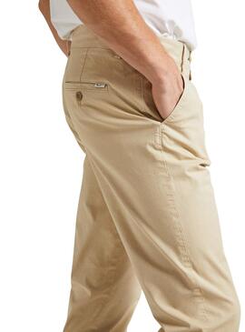 Pantalón Pepe Jeans Slim Beige para Hombre