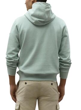 Sudadera Ecoalf Melfort Verde Para Hombre