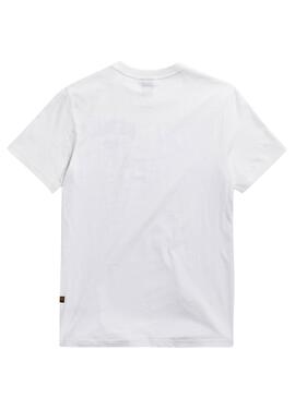 Camiseta G-Star Skeleton Dog Blanco Para Hombre