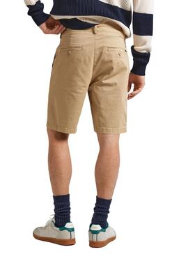  Bermuda Pepe Jeans Chino beige para hombre 