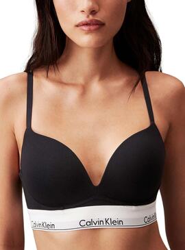 Sujetador Calvin Klein Plunge Negro para Mujer