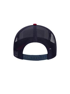 Gorra New Era Patch Trucker Granate Marino