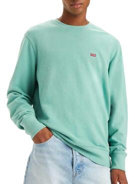 Sudadera Levis Housemark Turquesa para Hombre