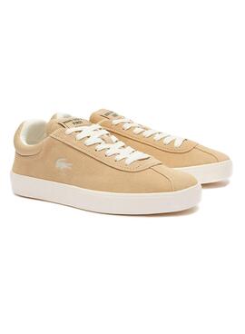 Zapatillas Lacoste Baseshot Tostado Para Mujer