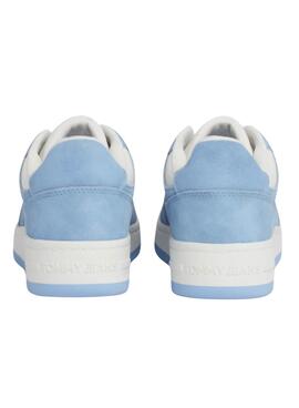 Zapatillas Tommy Jeans Retro Washed Azul Mujer
