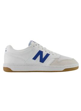 Zapatillas New Balance 480 blancas y azul para hombre.