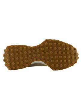 Zapatillas New Balance 327 amarillas para hombre.