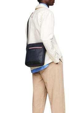 Bolso Tommy Hilfiger Ess Corp Reporter Marino Homb