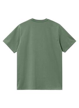 Camiseta Carhartt Pocket Verde Para Hombre