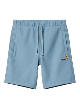 Bermuda Carhartt American Script Azul Para Hombre