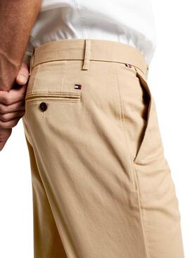 Pantalón Tommy Hilfiger Chino Denton 1985 Tostado