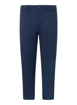 Pantalón Pepe Jeans Slim Chino Marino Para Hombre