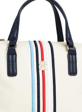 Bolso Tommy Hilfiger Poppy Small Beige Para Mujer