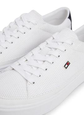 Zapatillas Tommy Hilfiger Monotype Blanco Mujer