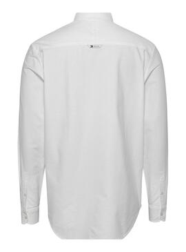 Camisa Tommy Jeans Entry  blanca  para hombre 