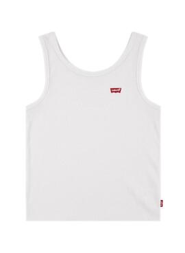 Camiseta Levis Meet Blanco Para Niña