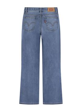 Pantalón Vaquero Levis Wide Azul Para Niña