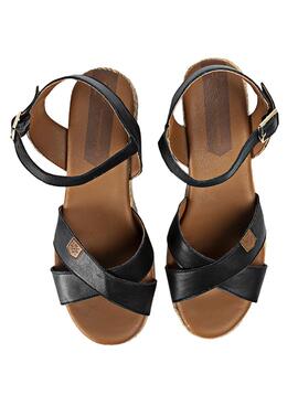 Sandalias Popa Benijo Negro Para Mujer
