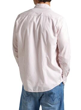 Camisa Pepe Jeans Pigdon rosa para hombre 