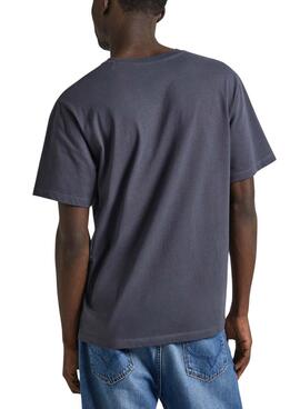 Camiseta Pepe Jeans Single Cardiff Gris Hombre
