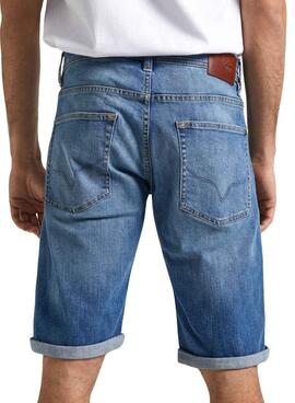 Bermuda Pepe Jeans Straight azul para hombre 
