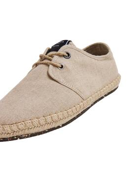 Zapatillas Pepe Jeans Tourist Classic Beige Hombre