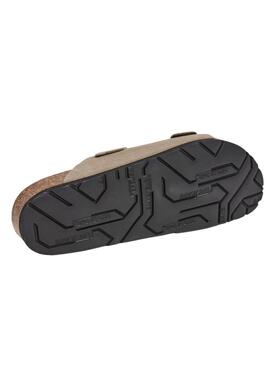 Sandalias Pepe Jeans Bio Suede Beige Para Hombre