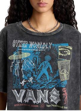 Camiseta Vans Super Natural Relax Crop Para Mujer