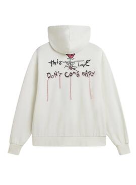 Sudadera Vans Broken Hearts Cremallera Para Mujer