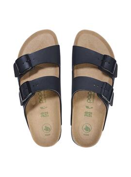 Sandalias Birkenstock Arizona PAP flex platform negro para mujer
