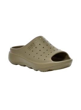 Chanclas UGG Slide It verde olive para hombre